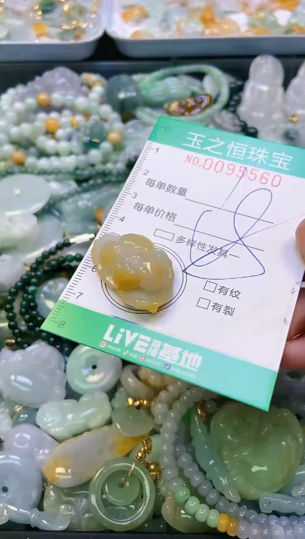 翡翠未镶嵌颈饰闪购0095560