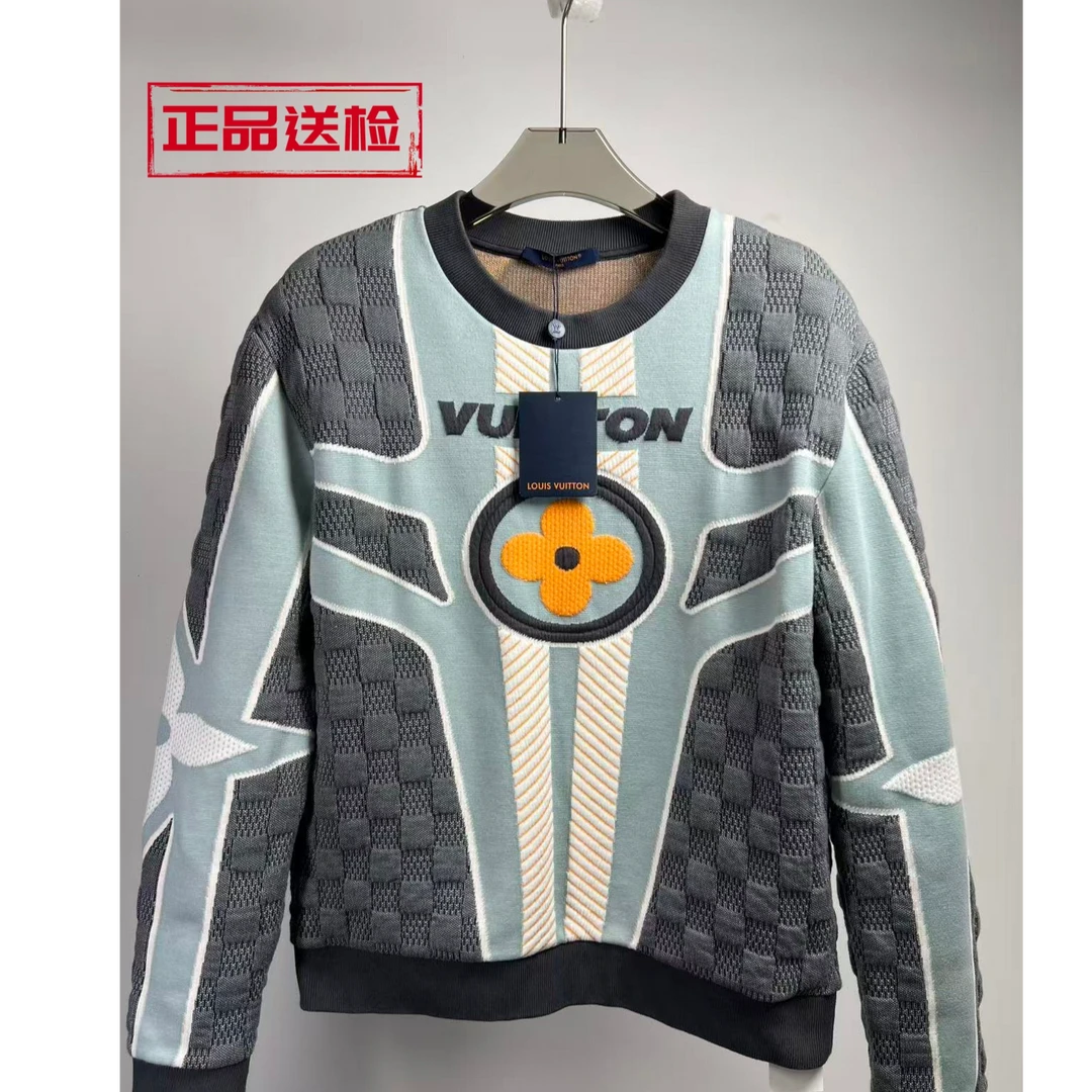 未使用 LouisVuitton/路易威登 SS25 SKI提花针织卫衣 XL/2509117