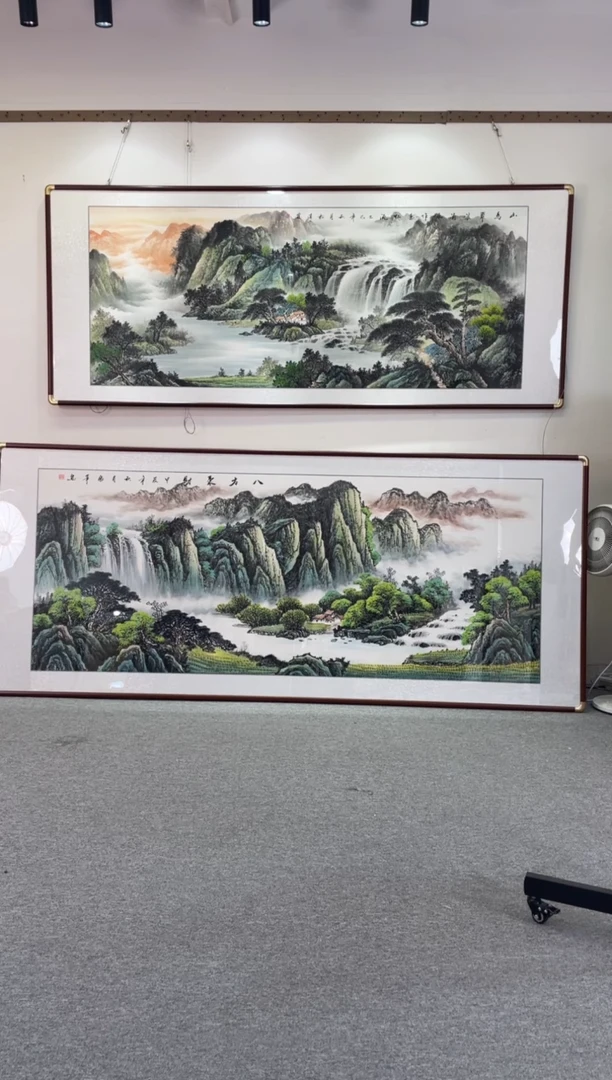 国画八方来财278*118手绘国画