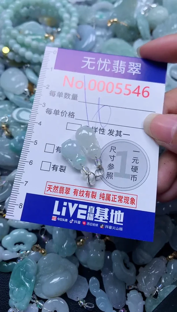 颈饰未镶嵌翡翠5546