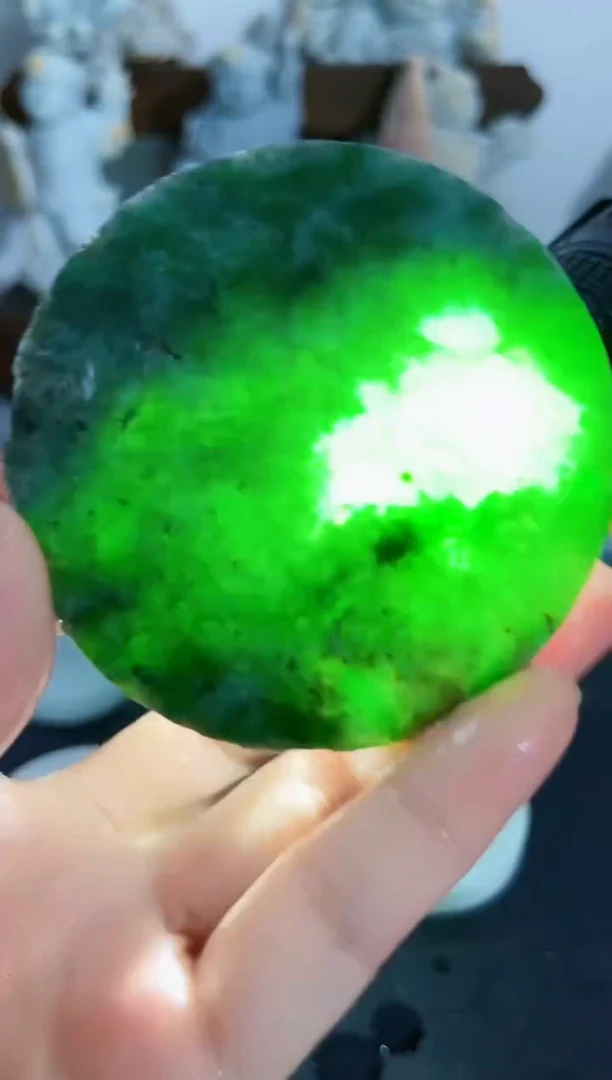 未镶嵌挂件翡翠284