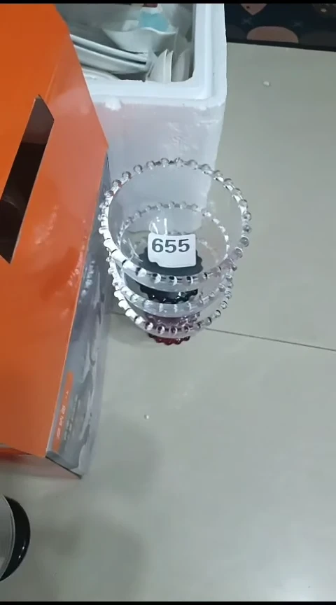 瓷奋**春655三个小高脚
