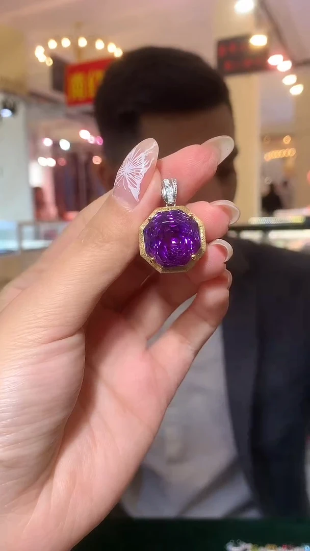 颈饰银S925镶嵌紫晶【宝石世家严选】