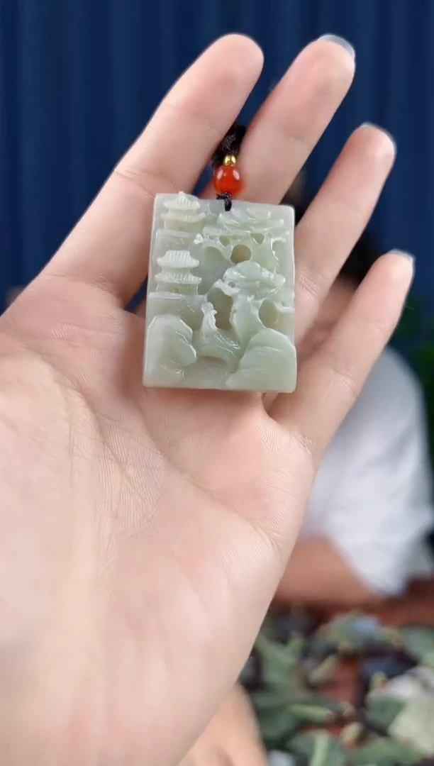 未镶嵌和田玉挂件拍一发一，