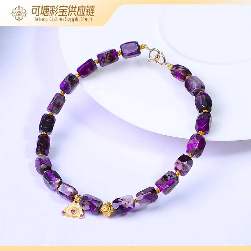 南非舒俱来 18K金 火焰红丝绒 舒俱来手链KTCB-4321/多样性发一件