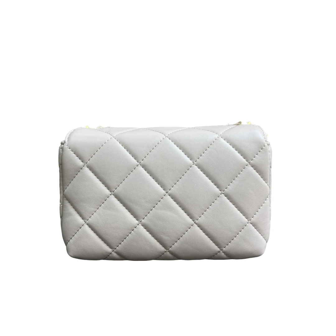 TOLEX2025新款时尚百搭手工女包珍珠粉色 尺寸22*13*7