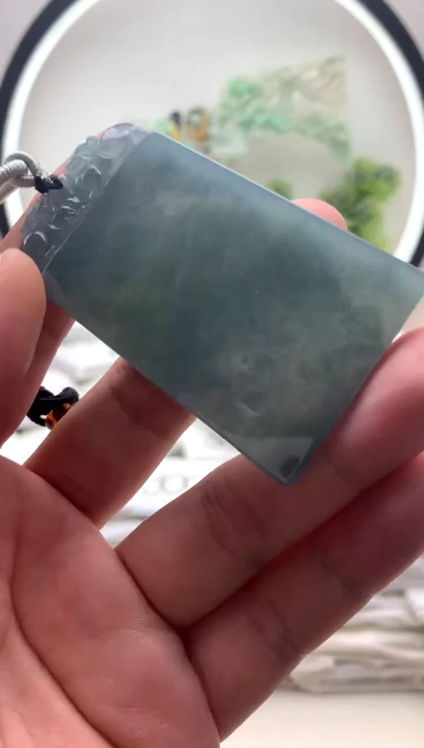 颈饰未镶嵌翡翠仿古无事牌