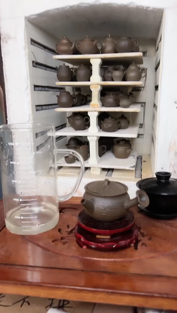 冰碛岩陶瓷手工茶壶 120CC 侧把