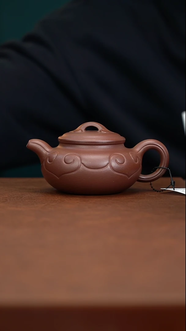 【闪购商品】紫砂茶壶沈伟伟仿古如意AA14198