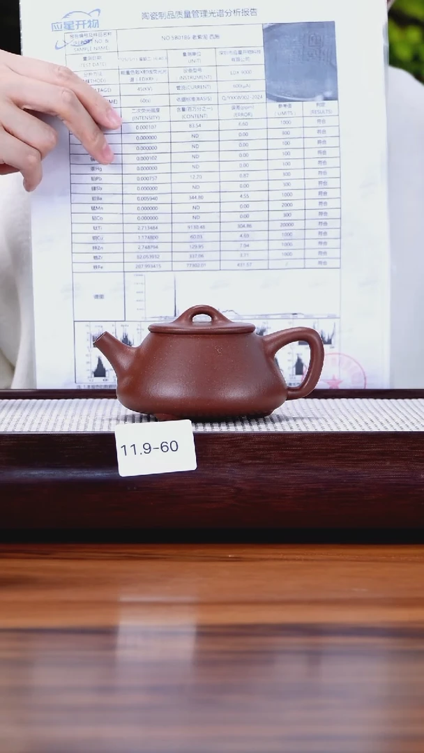茶壶紫砂11.9-60 95全  中槽清  平盖石瓢180
