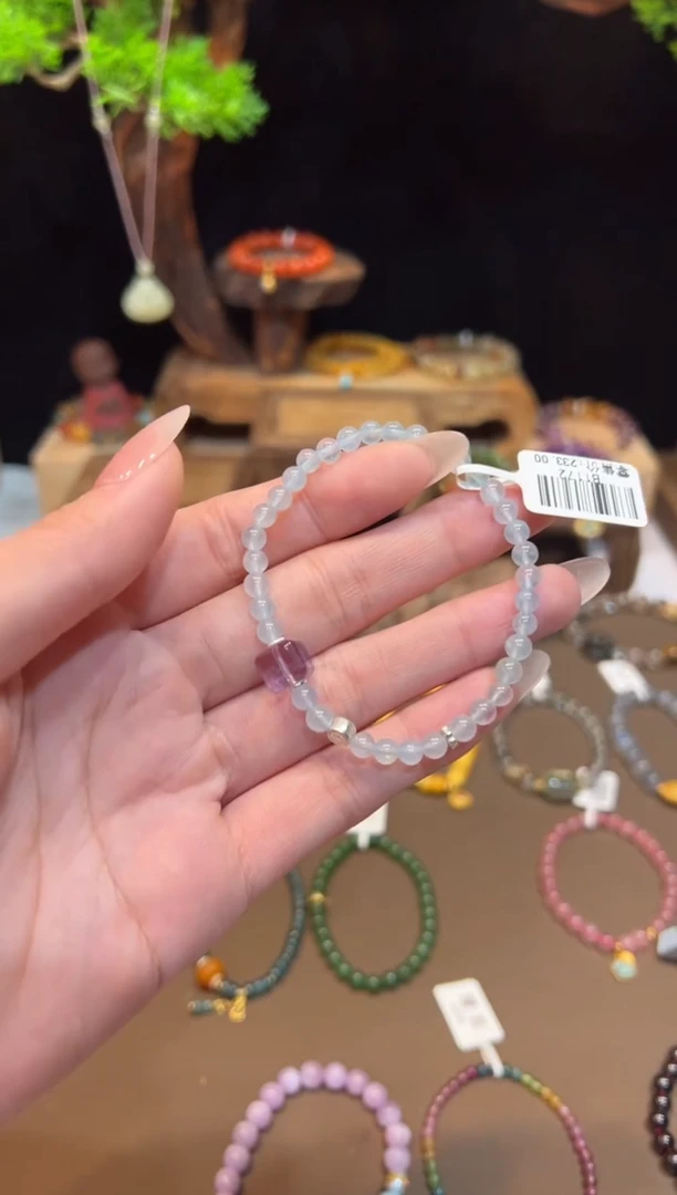 【闪购商品】海蓝宝石手链未镶嵌手饰@@B1172