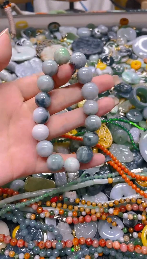 翡翠未镶嵌颈饰13MM/W/翡翠A货一图一物