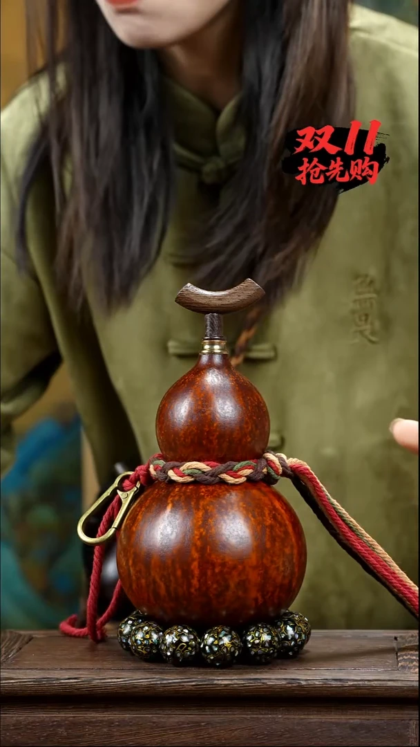 YD001大漆酒葫芦不包手串