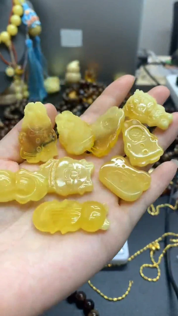 未镶嵌琥珀珠宝奇石841多样性发其一默认有瑕