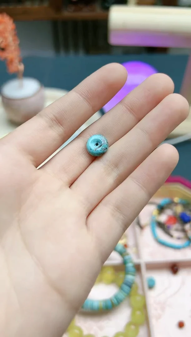 【闪购商品】玛瑙/玉髓配饰未镶嵌玛瑙小饼珠配饰*1 ZD