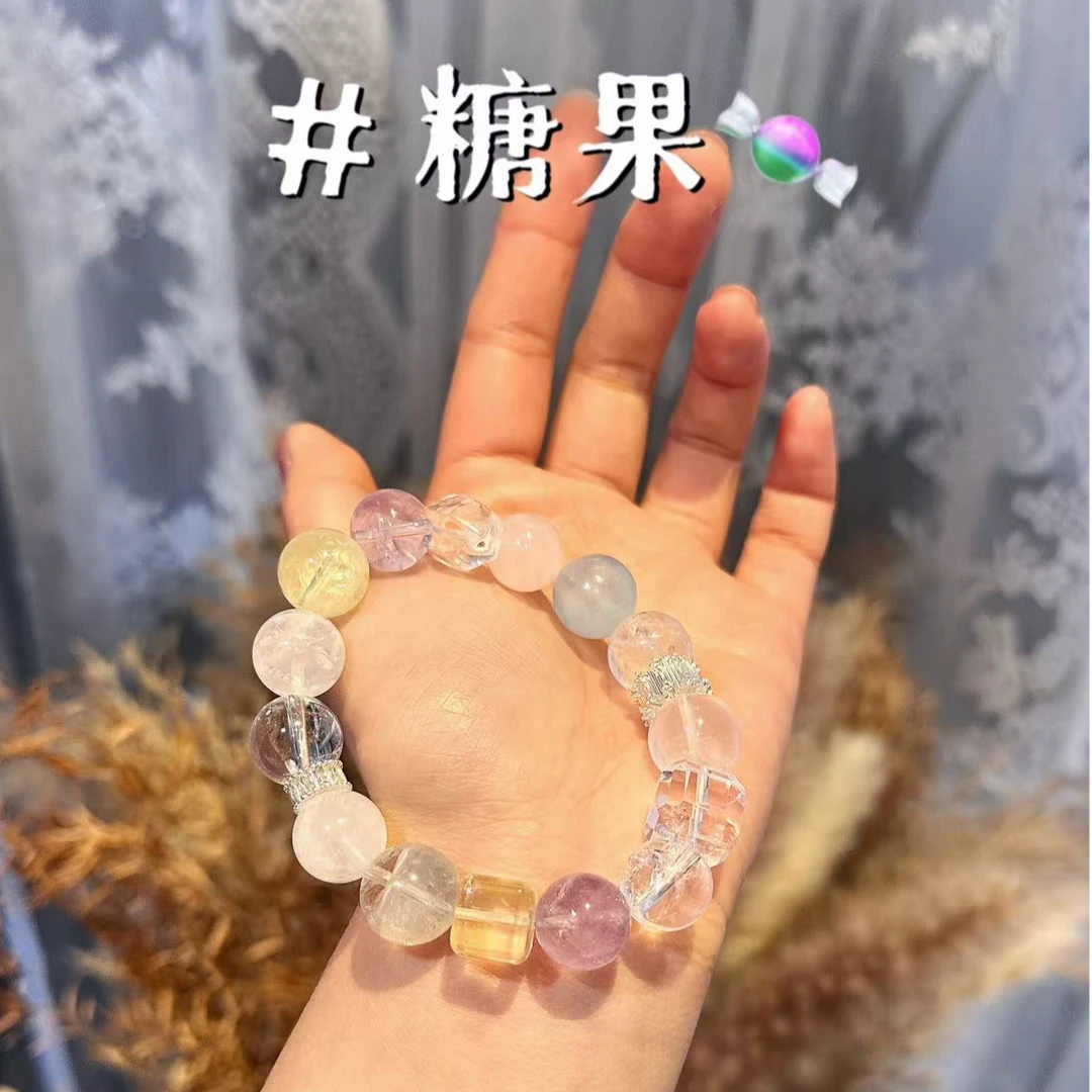 【喜饰原创 糖果】多宝水晶手串 441 颜色微差多样性发货