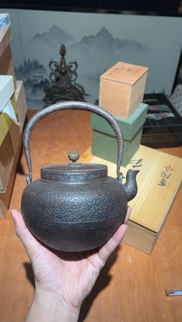 铁A1147铁壶中古周边/