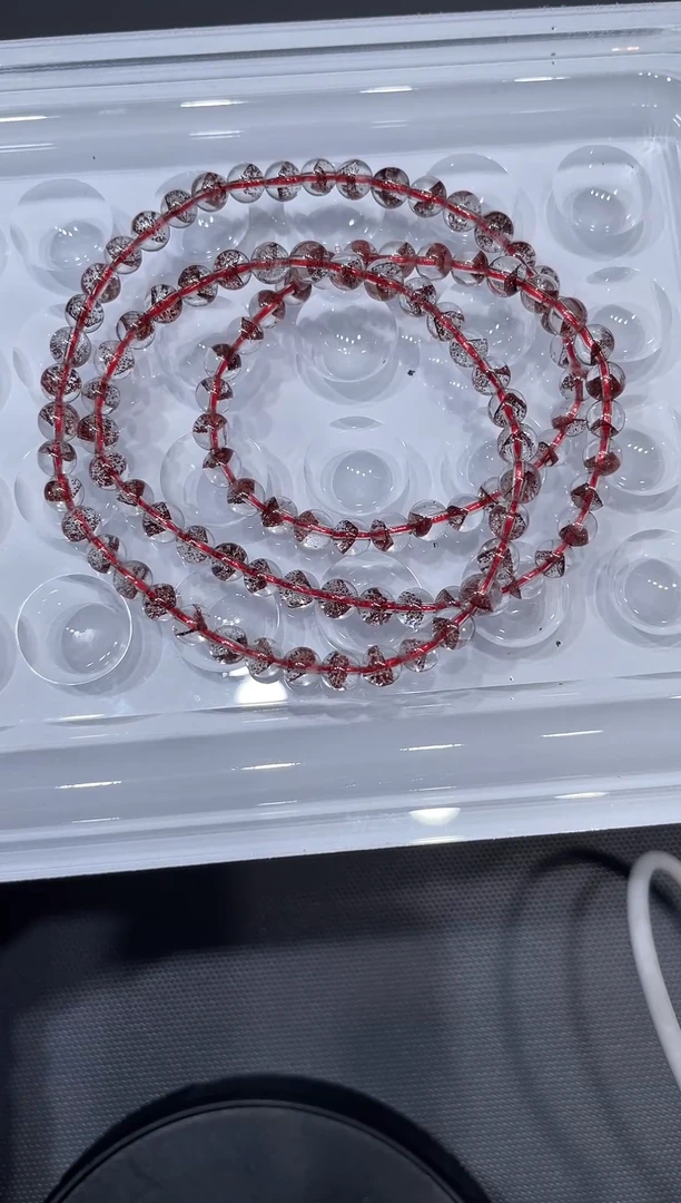 未镶嵌手链水晶金草莓多圈手链5mm