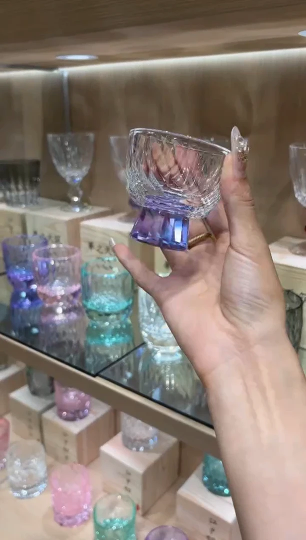 紫色闪烁茶杯 买一送一