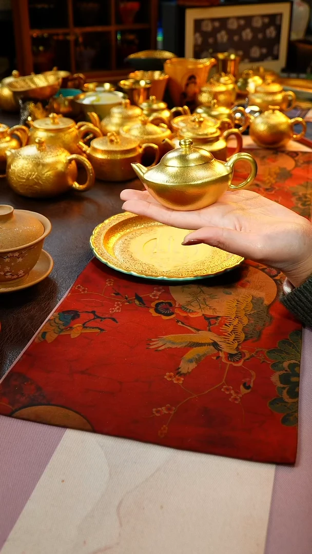 茶杯紫砂【宜景窑系列】金壶