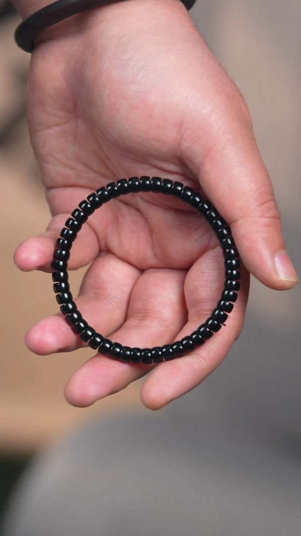 未镶嵌手链和田玉小***粑6mm塔青羊脂药片