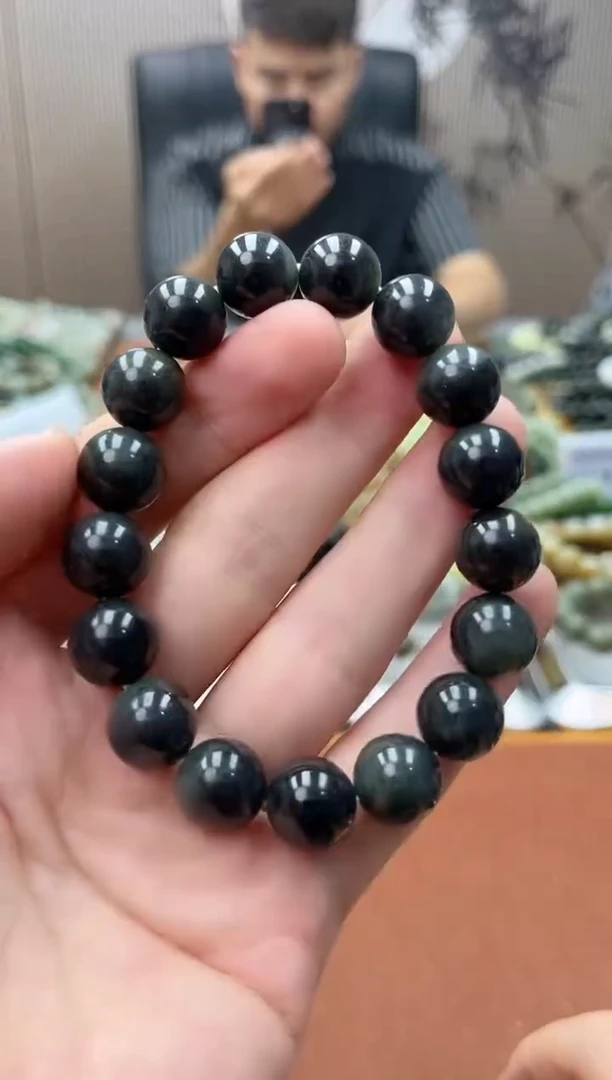 手链未镶嵌和田玉青花12