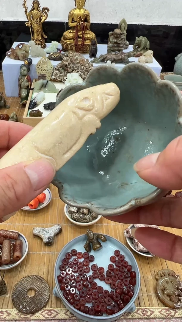 瓷片手工，手绘，陶瓷