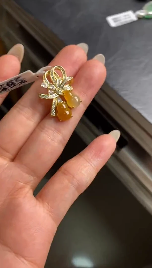 银S925镶嵌戒指翡翠天然A货翡翠