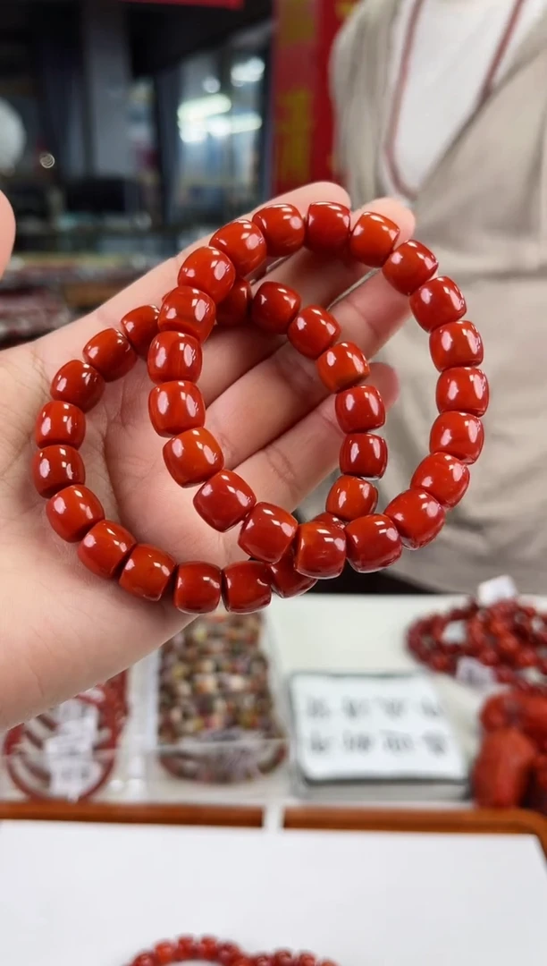 【闪购商品】南红玛瑙瓦西直切手串10+未镶嵌（多样式发其一）