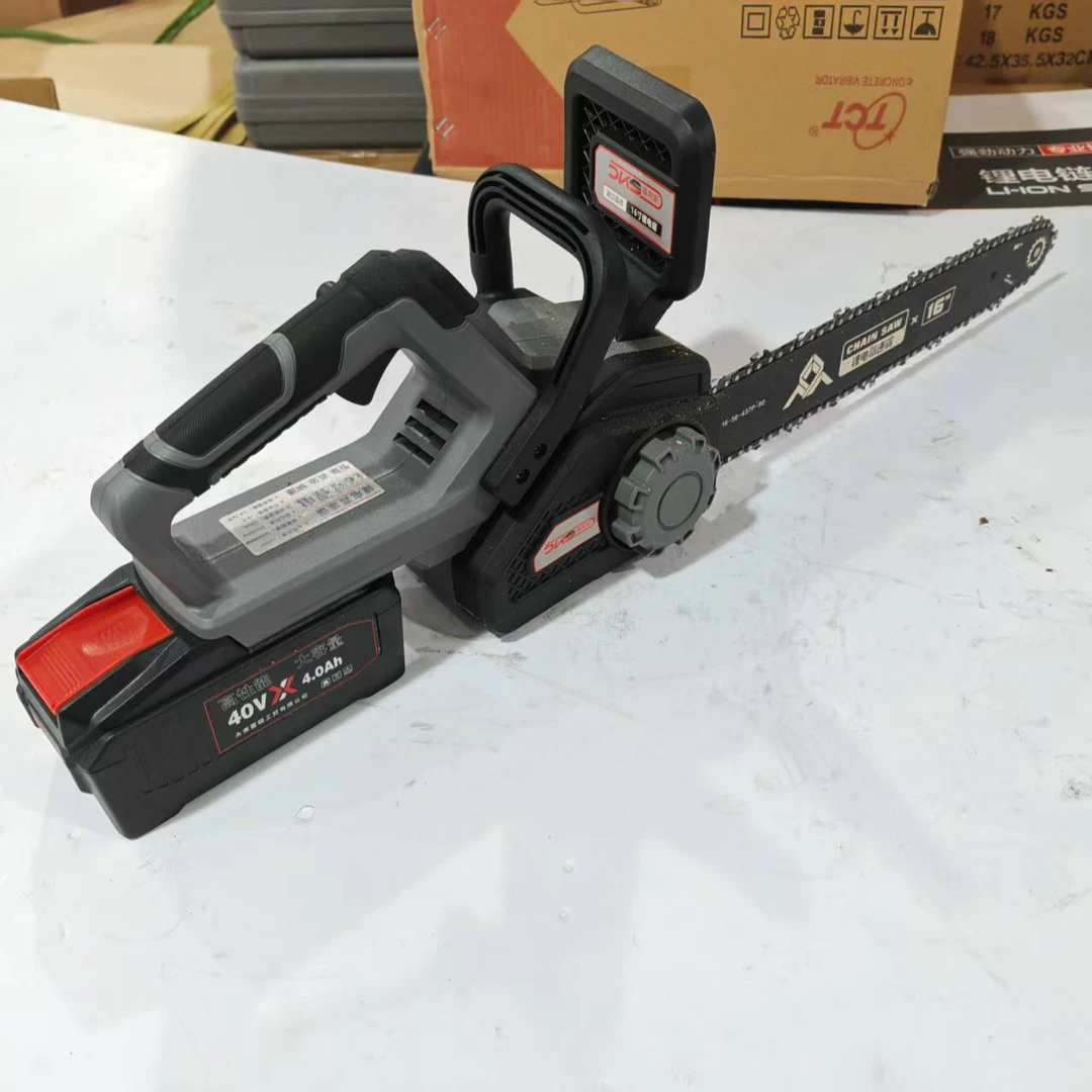 72V-36V宽电压背包电池大功率锂电锯伐木锯劈柴锯