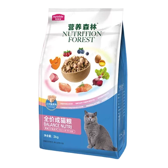 麦富迪 营养森林三文鱼全价成猫粮2kg/袋 宠物食品 猫咪主粮 猫咪