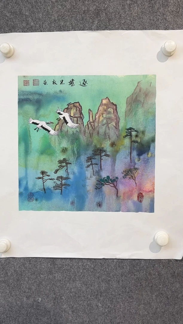 国画王忠权-1平尺-国画作品