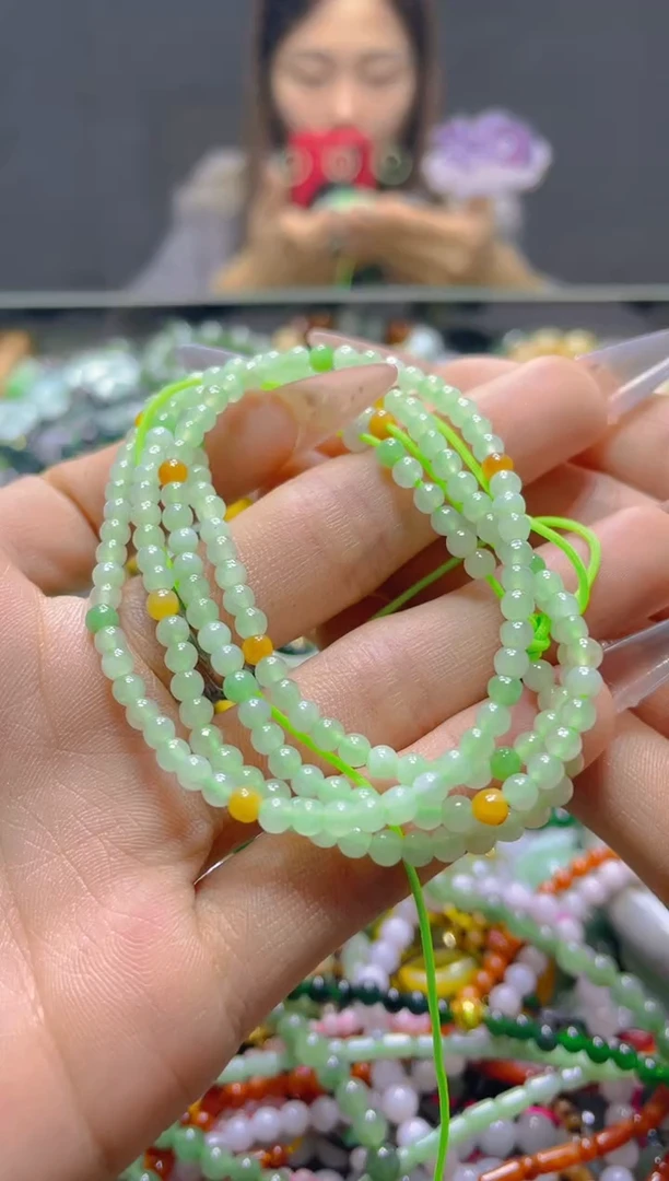 颈饰未镶嵌翡翠3MM