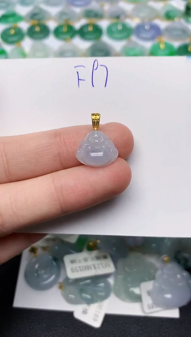 颈饰未镶嵌翡翠天然缅甸A货翡翠百元以上9元证书费自理