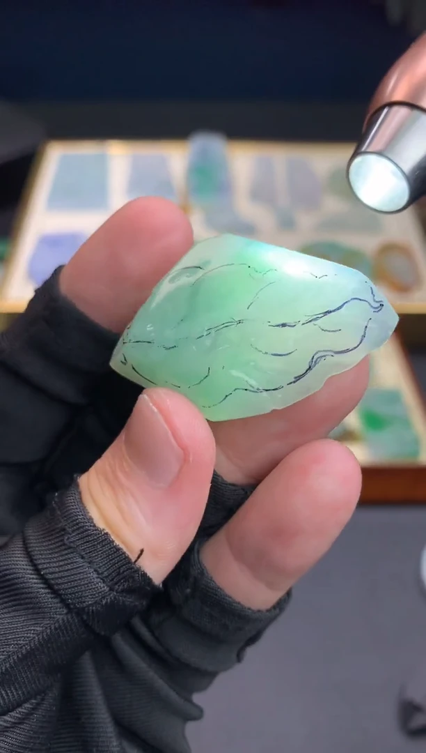 定制翡翠未镶嵌天然翡翠裸石（含工费）