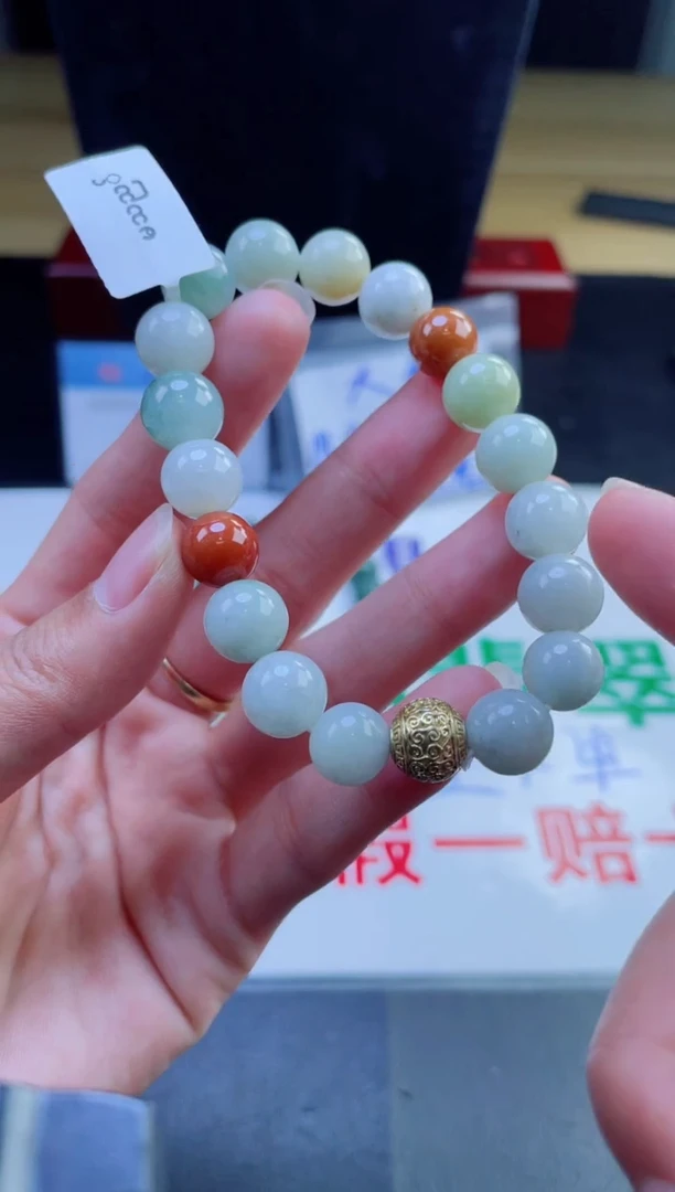 未镶嵌戒指翡翠珠串