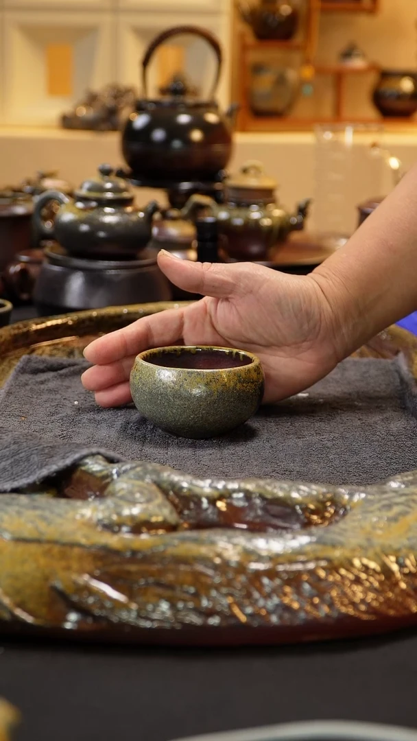 紫砂柴烧纯自然柴烧200毫升