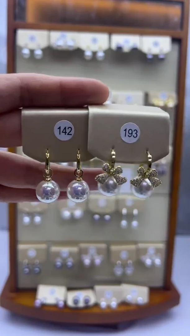 未镶嵌耳饰淡水珍珠142+193