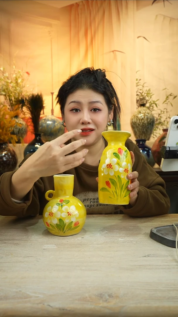 高18口6高温陶瓷花瓶花器套组