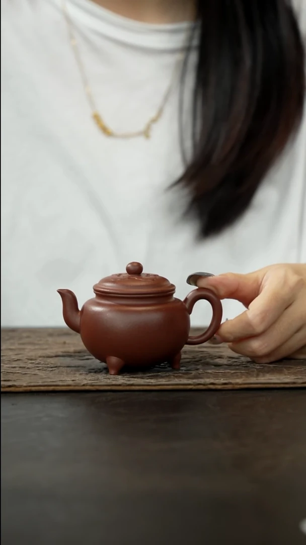 茶壶紫砂底槽清大彬如意120cc
