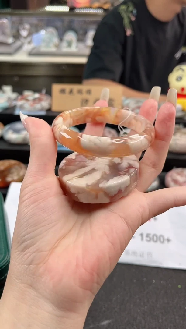 未镶嵌手镯石英质玉57圈口（赠品镯心）6379017