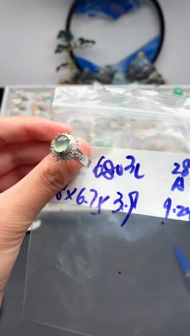 未镶嵌定制翡翠毛货需精细抛光+发货拍一发一