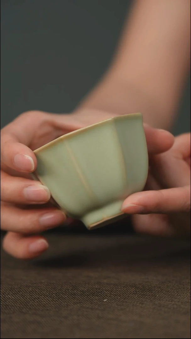 粉青 八方来财 带底款