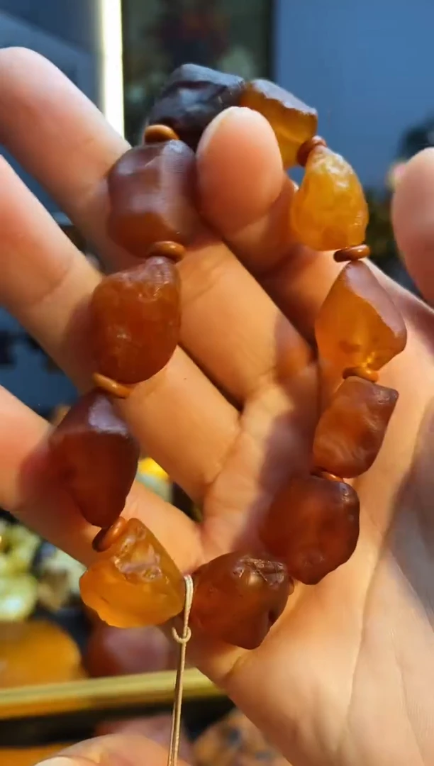 手链琥珀未镶嵌手串