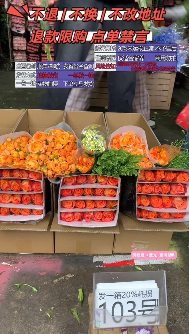 103号♥含20%耗损发一箱