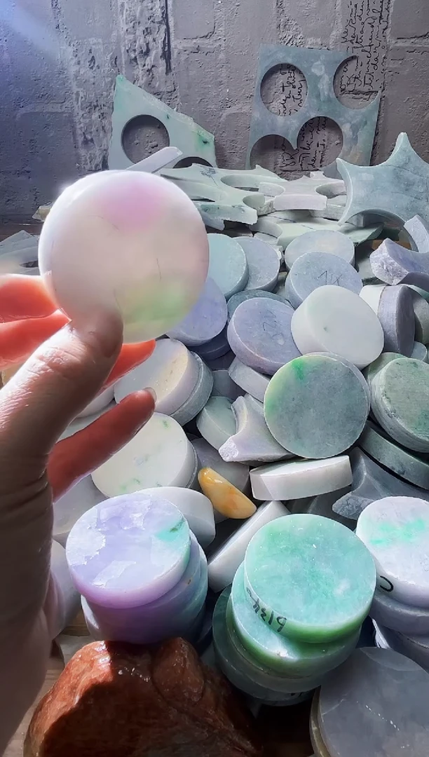 裸石翡翠天然翡翠A货 南 793