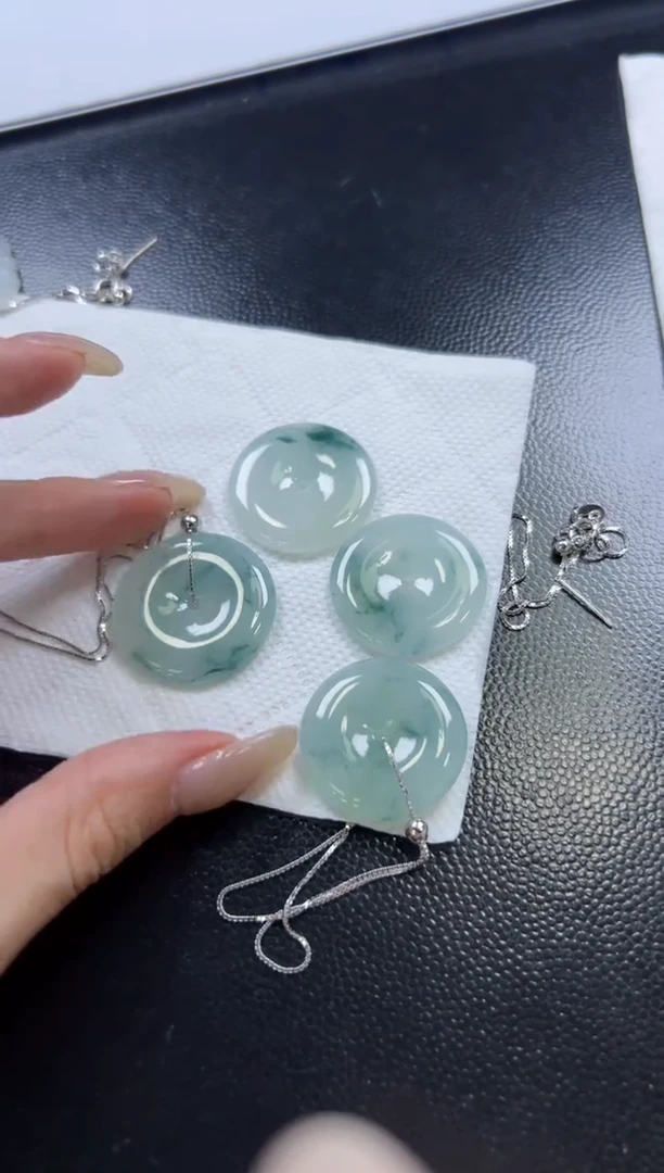 颈饰未镶嵌翡翠多样性发一件/配链子7