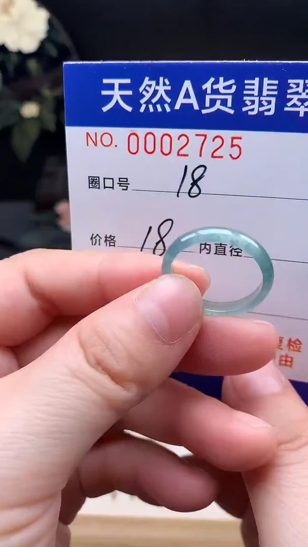 未镶嵌戒指翡翠18#