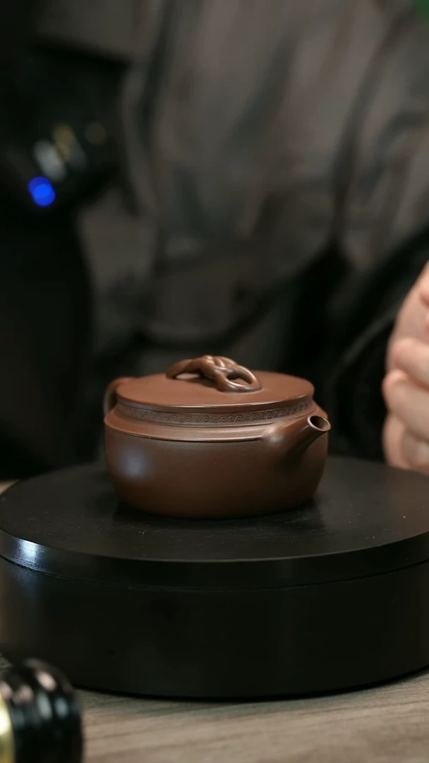 茶壶紫砂遇*2H2384赵信军底槽青绳节汉瓦