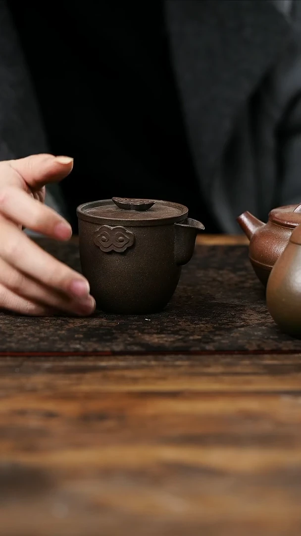 茶杯紫砂69号紫砂柴烧